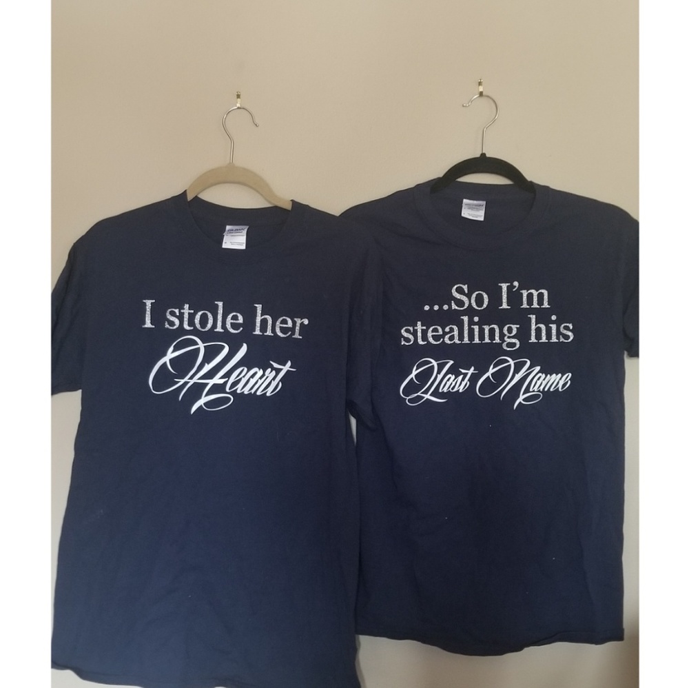 Engagement tshirts for couple